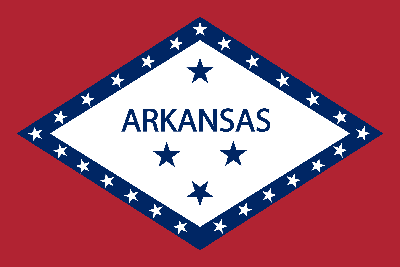 Flagge von Arkansas - Original