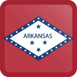 Flagge von Arkansas - Knopfleiste