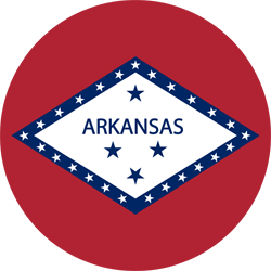 Vlag van Arkansas - Rond