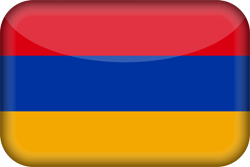 Vlag van Armenië - 3D