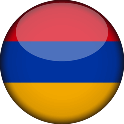 Vlag van Armenië - 3D Rond