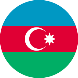 Vlag van Azerbeidzjan - Rond