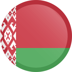 Flag of Belarus - Button Round