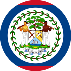 Flag of Belize - Round