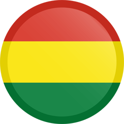 Drapeau de la Bolivie - Bouton Rond