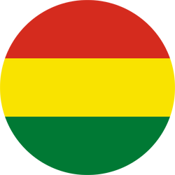 Flagge von Bolivien - Kreis