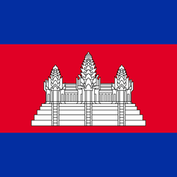 Cambodia flag coloring