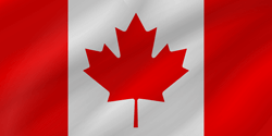 Drapeau du Canada - Vague