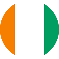 Drapeau de la Côte d'Ivoire - Rond