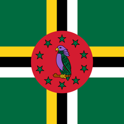 Dominica flag clipart