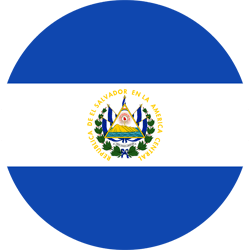 Flag of El Salvador - Round