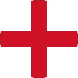 Drapeau de l'Angleterre - Rond