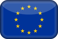 Drapeau l'Europe - 3D