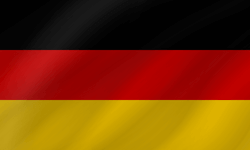 Flagge von Deutschland - Welle