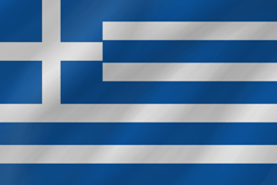 Drapeau de la Grèce - Vague