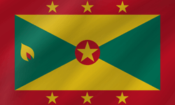 Flagge von Grenada - Welle