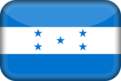 Vlag van Honduras - 3D