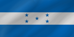 Drapeau du Honduras - Vague