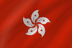 Drapeau de Hong Kong - Vague