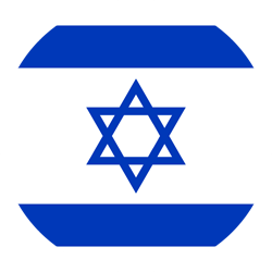 Vlag van Israël - Rond