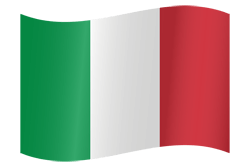 Drapeau de l'Italie - Ondulation