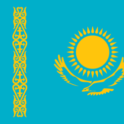 Drapeau Kazakhstan