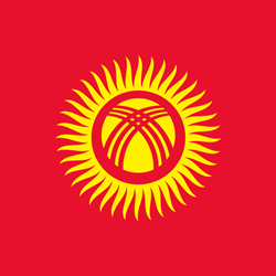 Flagge Kirgisistan