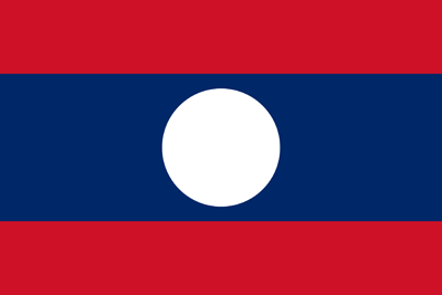 Flagge von Laos - Original