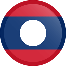 Flag of Laos - Button Round