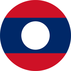 Drapeau du Laos - Rond