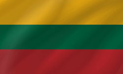 Vlag van Litouwen - Golf