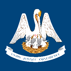 Louisiana vlag kleurplaat