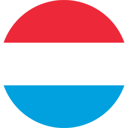 Drapeau du Luxembourg - Rond