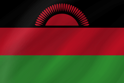 Flagge von Malawi - Welle