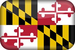 Drapeau du Maryland - 3D