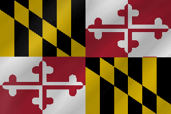 Flagge von Maryland - Welle