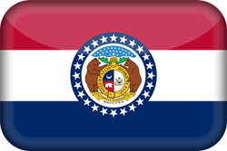 Drapeau du Missouri - 3D