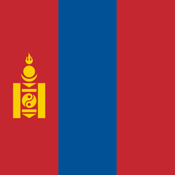 Mongolia flag vector