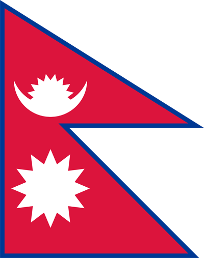 Flagge von Nepal - Original