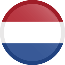 Drapeau des Pays-Bas - Bouton Rond