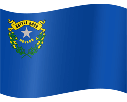 Vlag van Nevada - Golvend