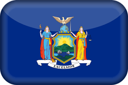 Vlag van New  York - 3D