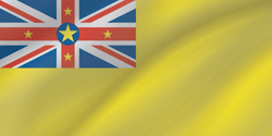 Drapeau de Niue - Vague