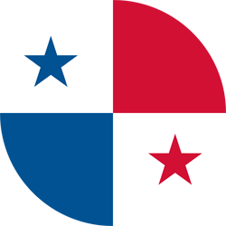 Flag of Panama - Round