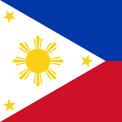 Philippines, the, flag vector