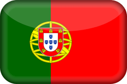 Flagge von Portugal - 3D