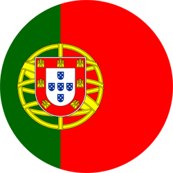 Vlag van Portugal - Rond