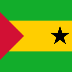 São Tomé and Príncipe flag clipart