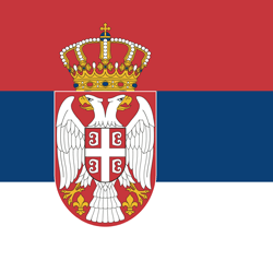 Vlag van Servië