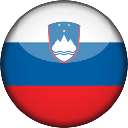 Drapeau de la Slovénie - 3D Rond